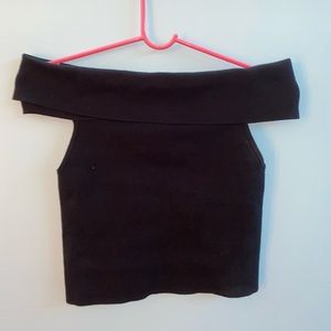 black crop top